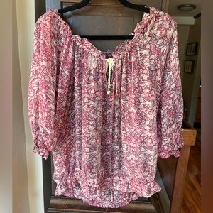Ella Moss peasant top